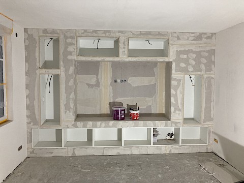 Erstellung einer TV- Wohnwand