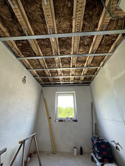 Unterkonstruktion einer abgehängten Decke